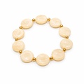Armband beige kralen