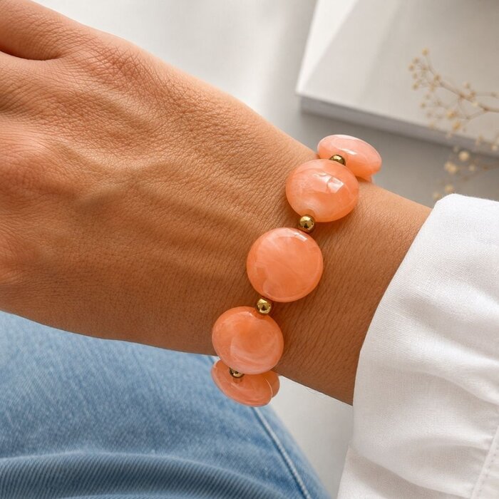 Armband koral kralen