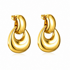 Oorbellen statement goud