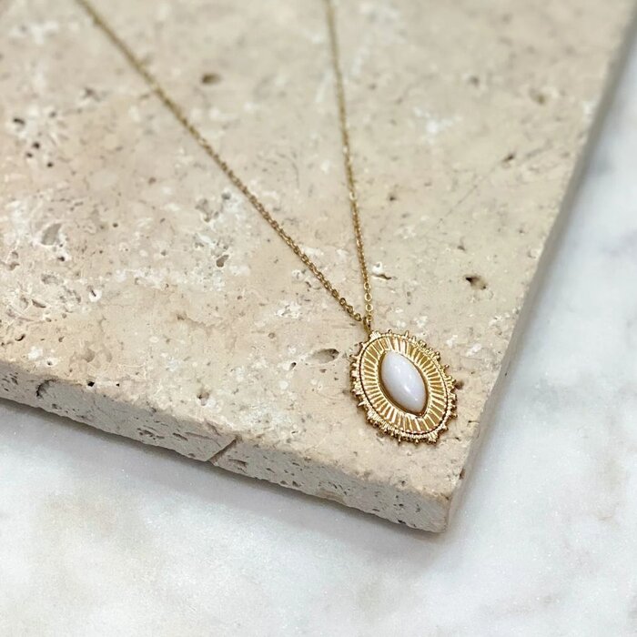 Ketting met bedel - goud