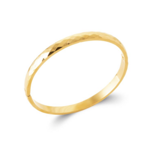 Bangle Hammered Lya goud