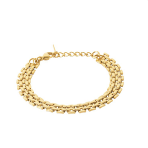Armband schakels goud