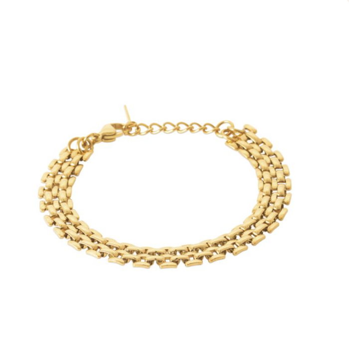 Armband schakels goud