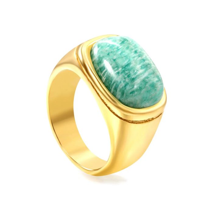 Ring Chrysocolla Maat 18
