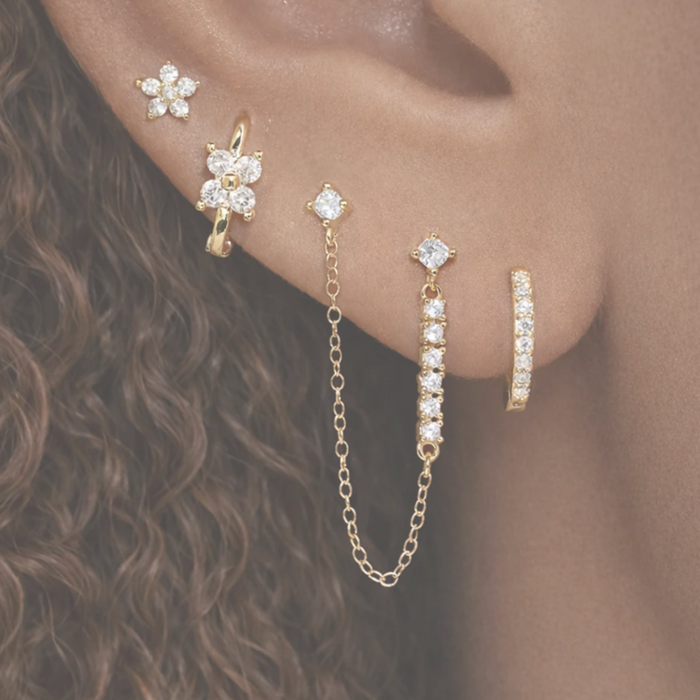 Oorbellen set Luxe goud