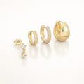 Oorbellen set Unique goud