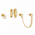 Oorbellen set Luxe goud