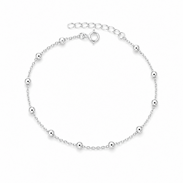 Ball chain armband - 925 zilver
