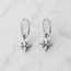 Oorringetjes northern star - 925 zilver