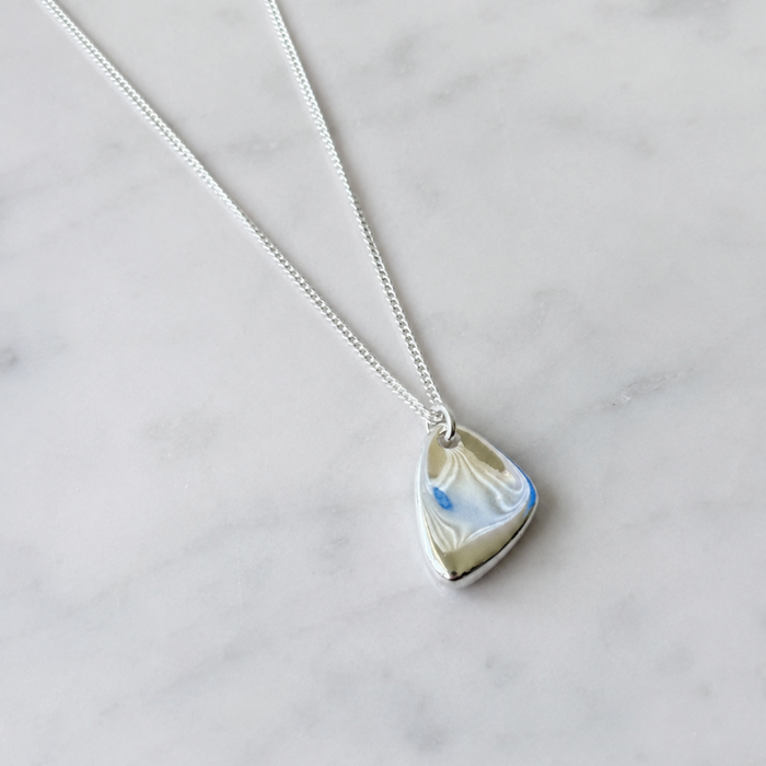 Ketting organic 925 zilver