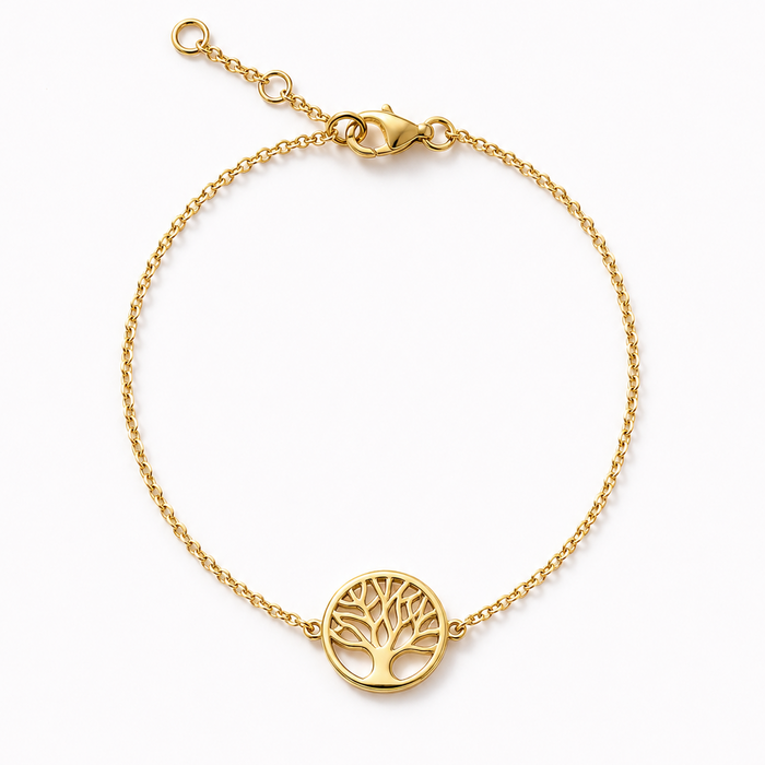 Tree of life bracelet  - goldplated