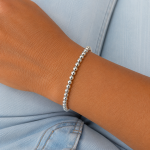 Armband bolletjes - 925 zilver