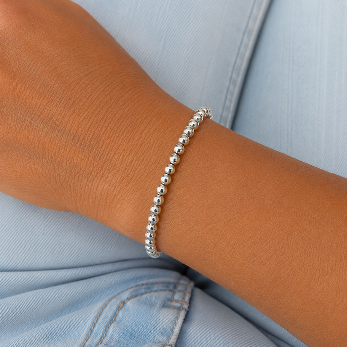 Armband bolletjes - 925 zilver