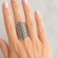 Boho ring Flower - 925 zilver