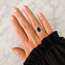 Geboortesteen ring - emerald