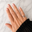 Geboortesteen ring - clear quarts