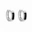 Oorringen zwart - 925 zilver
