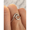 Wave ring - maat 21