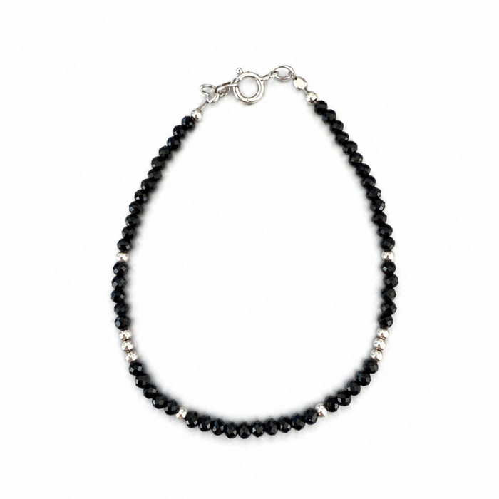 Black onyx armbandje