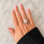 Pink drop opal ring - maat 17