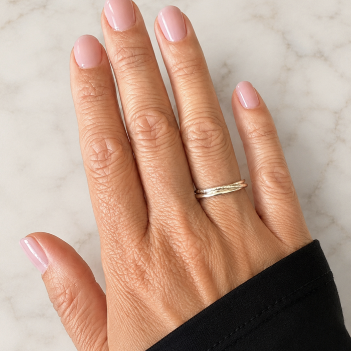 Ring tres - 925 zilver - maat 18