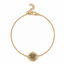 Armband sunflower - goldplated
