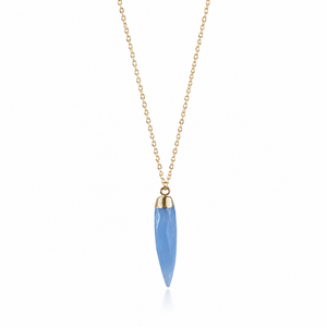 Ketting Blue - goldplated