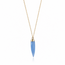Ketting Blue - goldplated