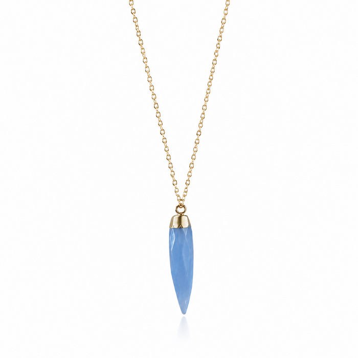 Ketting Blue - goldplated