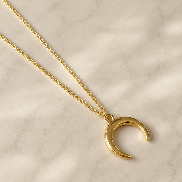 Ketting Horn - goldplated