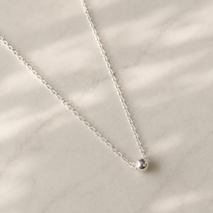 Choker balletje - 925 zilver