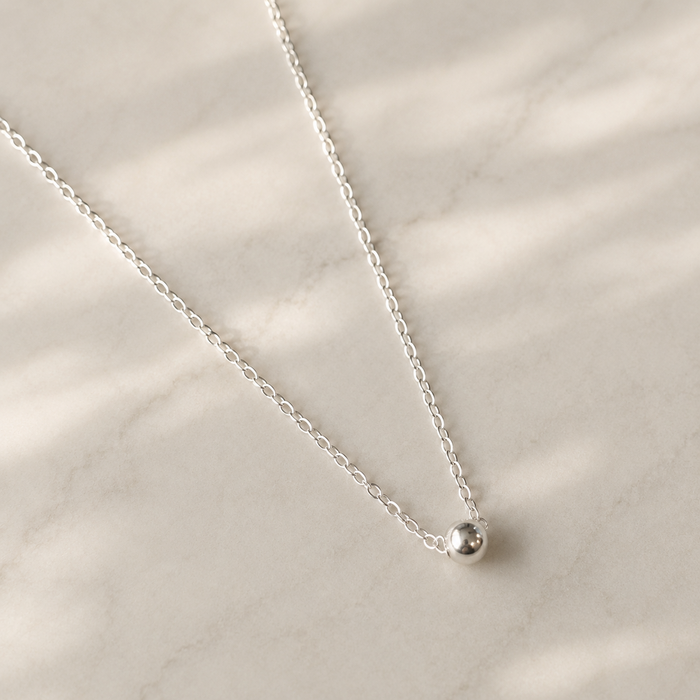 Choker balletje - 925 zilver