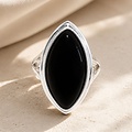 Onyx  ring Zia - 925 zilver