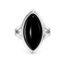 Onyx  ring Zia - 925 zilver