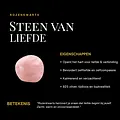 Rosequartz ring Zia - 925 zilver