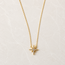 Northern star ketting - goldplated