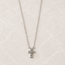Ketting kruisje zirkonia - 925 zilver