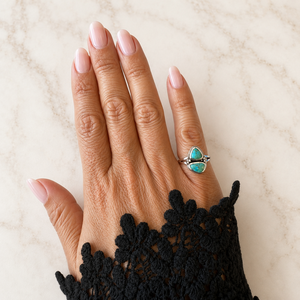 Turquoise ring - maat 16