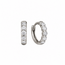 Zirkonia oorringen - 925 zilver