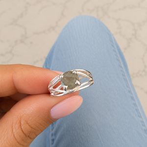 Labradoriet ring Mila - 925 zilver
