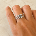 Labradoriet ring Mila - 925 zilver