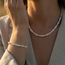 Flow Twist ketting - 925 zilver