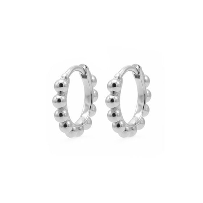 Pebble huggies - 925 zilver