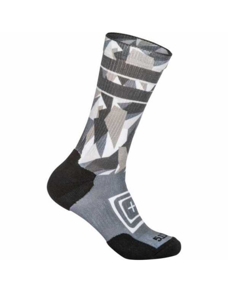 5.11 Tactical 10041AC 5.11 Tactical Sock And AWE Crew Dazzle 001 Cool Grey