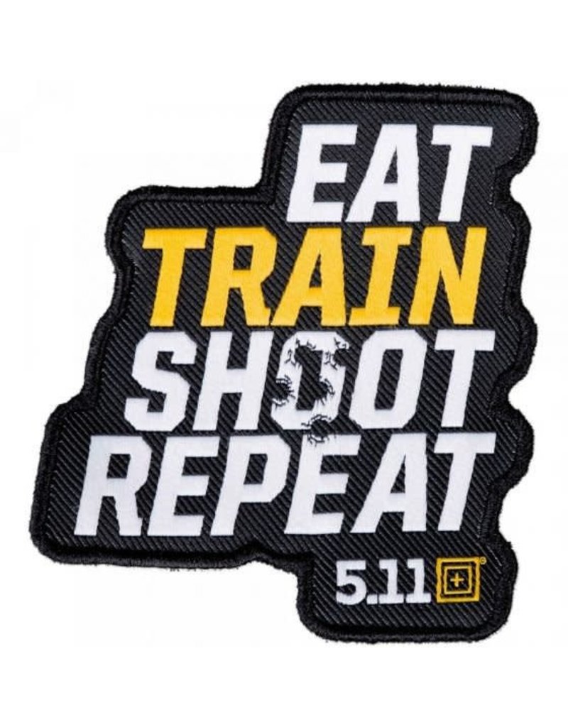 5.11 Tactical 81073  5.11 Tactical Eat Train Shoot Repeat Patch