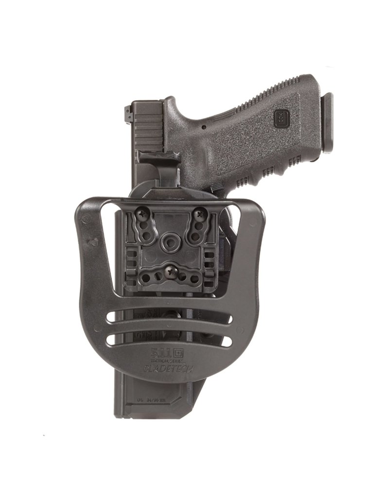 5.11 Tactical 50030 5.11 Tactical ThumbDrive Level 2 retention Holster Glock 19/23 Right Hand Side Black 019