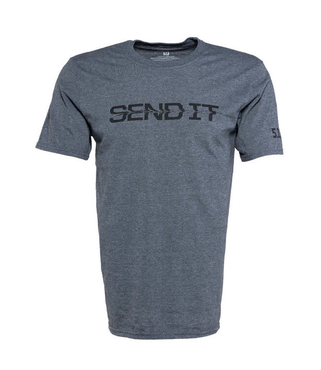 5.11 Tactical 41280ZI 5.11 Tactical Send It S/S Tee 035 Charcoal
