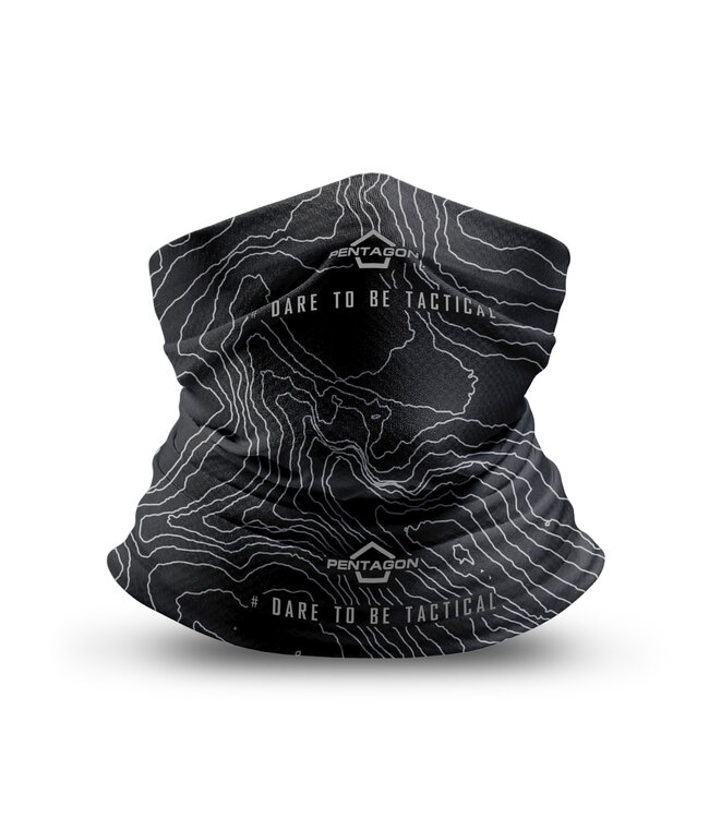 Pentagon K14013-TM Pentagon Skiron Neck Gaiter Topographic Map