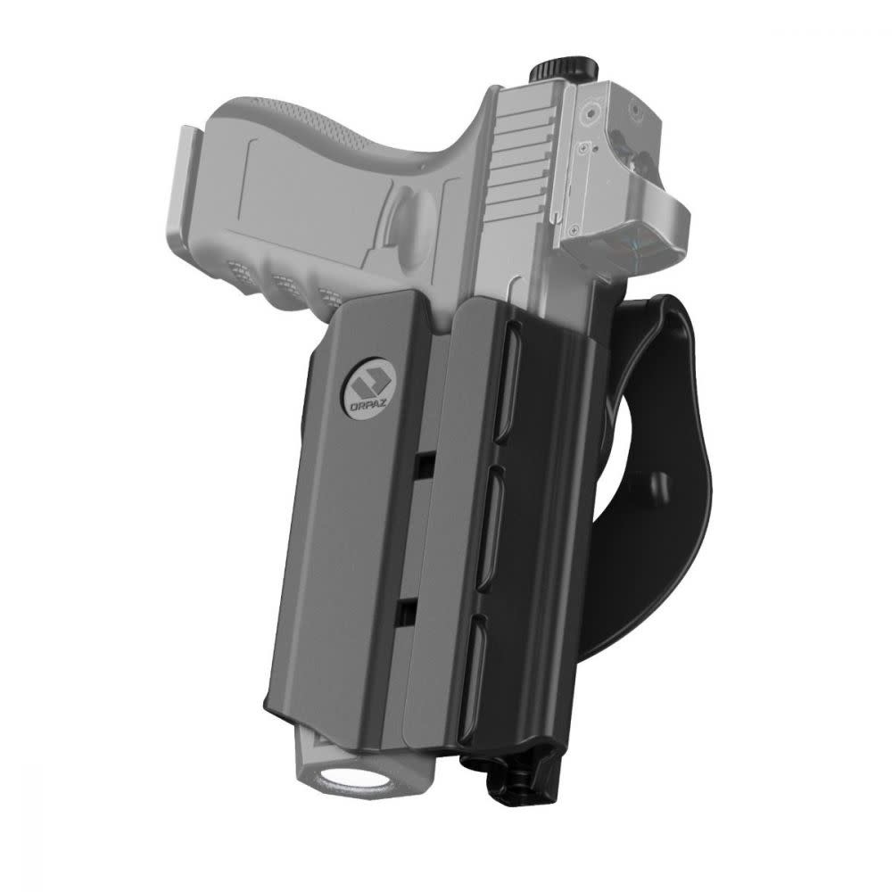Orpaz T40 Series Holster with Light OWB Level II Retention Paddle
