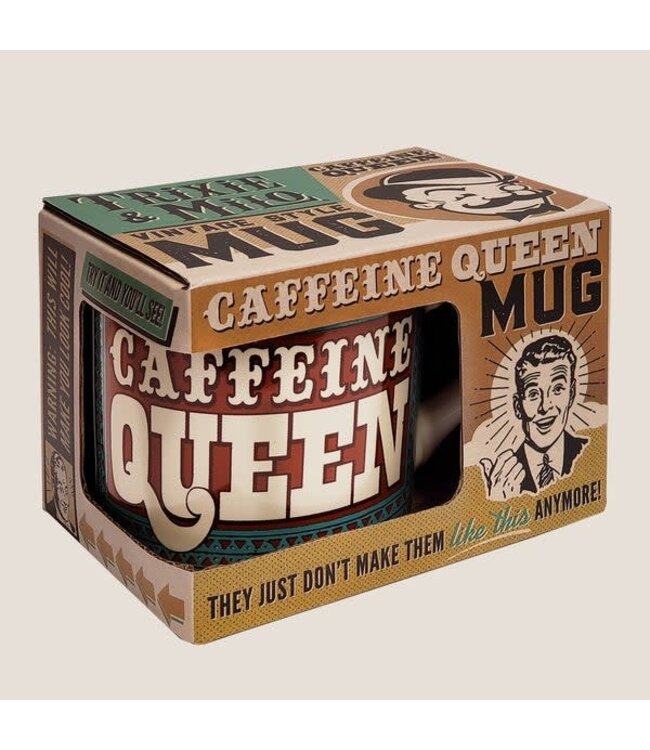 Trixie & Milo Trixie & Milo Caffeine Queen Ceremic Mug